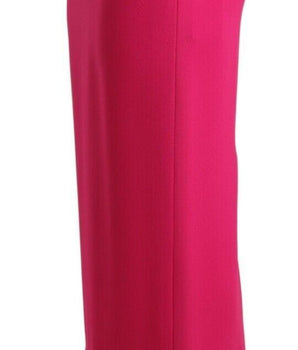 Dolce & Gabbana Elegant High-Waisted Pencil Skirt in Pink Dolce & Gabbana 