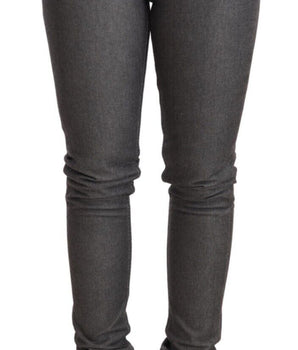 Acht Gray Low Waist Skinny Denim Trouser Jeans