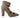 MY TWIN Elegant Leather Multi-Buckle Heels in Brown MY TWIN 