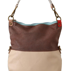 EBARRITO Chic Multicolor Leather Tote with Gold Accents EBARRITO 