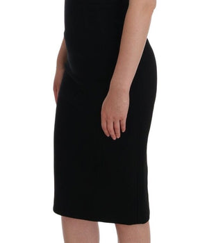 Dolce & Gabbana Elegant Crystal Sheath Knee-Length Dress Dolce & Gabbana 