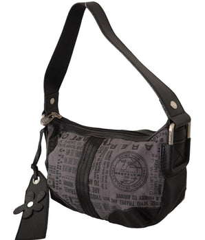 WAYFARER Chic Gray Fabric Shoulder Handbag WAYFARER 