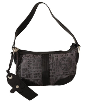 WAYFARER Chic Gray Fabric Shoulder Handbag WAYFARER 