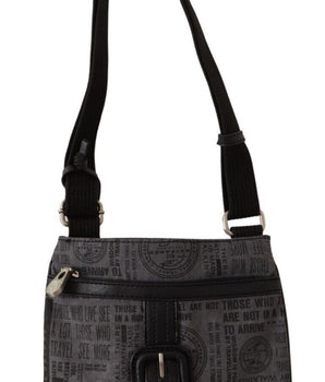 WAYFARER Chic Gray Fabric Crossbody Bag WAYFARER 