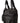 WAYFARER Chic Black and Gray Fabric Shoulder Handbag WAYFARER 