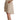 Guess Beige Checkered Pleated A-line Strapless Bustier Dress