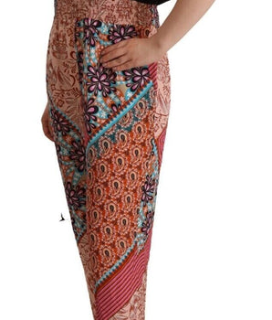 PINKO Multicolor Viscose Floral Print Women Jumpsuit Dress PINKO 