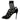 Dolce &amp; Gabbana Black Suede Tulle Ankle Boot Sandals