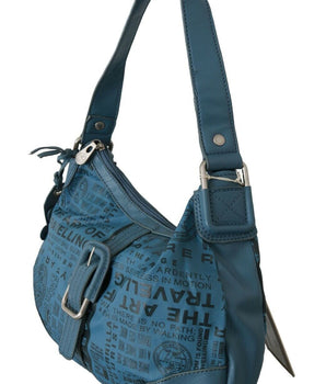 WAYFARER Shoulder Handbag Printed Purse Women Blue WAYFARER 