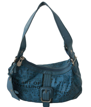 WAYFARER Shoulder Handbag Printed Purse Women Blue WAYFARER 