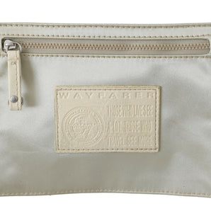 WAYFARER Elegante Monedero de Tela Blanca