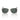 Frankie Morello Black Metallic Fiber Sunglasses for Men