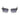 Frankie Morello Black Metallic Fiber Sunglasses for Men