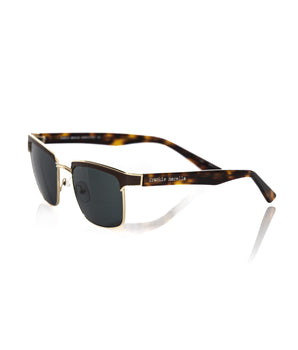 Frankie Morello Brown Metallic Men's Sunglass