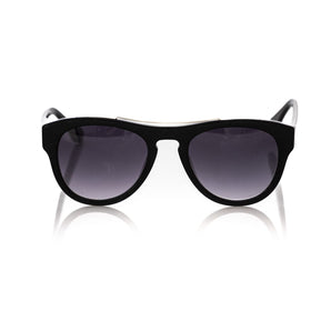 Frankie Morello Black Acetate Men Sunglass