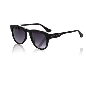 Frankie Morello Black Acetate Men Sunglass