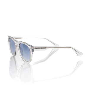 Frankie Morello White Acetate Men Sunglass