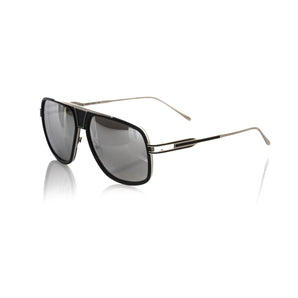 Frankie Morello Black Metallic Men Sunglasses