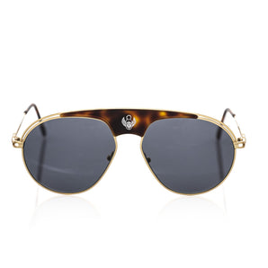 Frankie Morello Brown Metallic Sunglass for Men