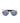 Frankie Morello Black Metallic Men's Sunglass Shield