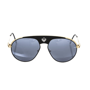 Frankie Morello Black Metallic Men's Sunglass