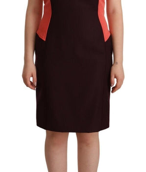 CO|TE Multicolor Polyester Sleeveless Sheath Knee Length Dress CO|TE 