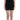 Roccobarocco Elegant Sleeveless Black Mini Dress with Gold Details Roccobarocco