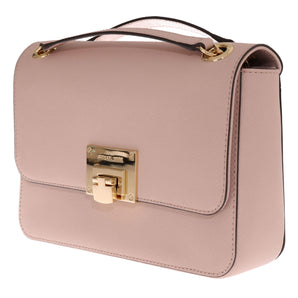 Michael Kors Elegante bolso de hombro rosa Tina