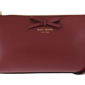 Kate Spade Elegant Bordeaux Leather Crossbody