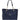 Kate Spade Elegante bolso de mano de piel de avestruz en azul