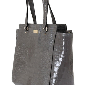 Kate Spade Chic Elissa bolso de cuero gris