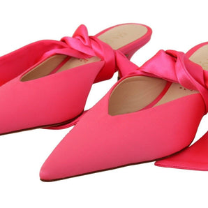 GIA COUTURE Chic Pink Kitten Heels for Elegant Evenings