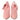 GCDS Pink Suede Logo Socks Block Heel Ankle Boots Shoes