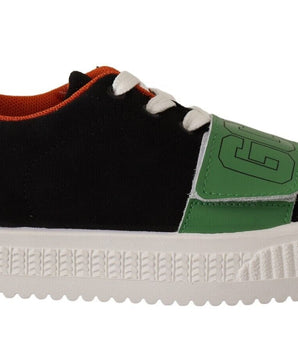 GCDS Multicolor Suede Low Top Lace Up Women Sneakers Shoes GCDS 