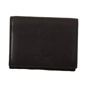 Dolce &amp; Gabbana Elegant Trifold Leather Multi Accessory Kit