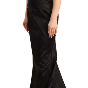 Dolce &amp; Gabbana Elegant Black Strapless Mermaid Dress