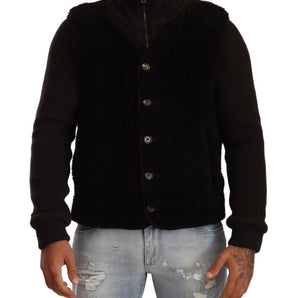 Dolce &amp; Gabbana Elegant Leather Bomber Jacket