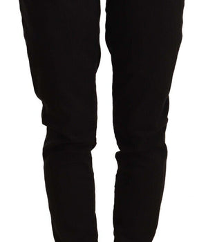 Dolce & Gabbana Black Skinny Slim Denim Cotton Stretch Jeans
