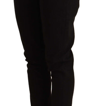 Dolce & Gabbana Black Skinny Slim Denim Cotton Stretch Jeans