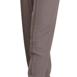 Armani Elegant High Waist Silk Blend Trousers