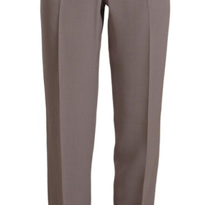 Armani Elegant High Waist Silk Blend Trousers