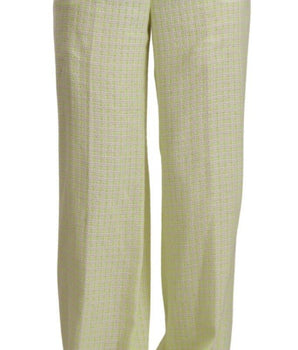 Pantalones elegantes de pierna recta y cintura alta de MSGM