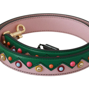 Dolce &amp; Gabbana Elegante bandolera de piel multicolor