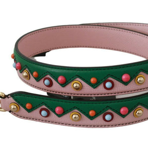 Dolce &amp; Gabbana Elegant Multicolor Leather Shoulder Strap