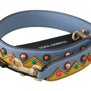 Dolce &amp; Gabbana Multicolor Leather Shoulder Strap Accessory