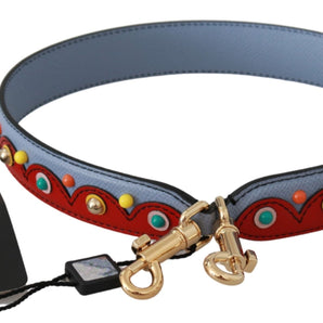 Dolce &amp; Gabbana Elegant Multicolor Leather Shoulder Strap