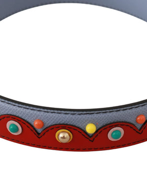 Dolce & Gabbana Blue Handbag Accessory Leather Shoulder Strap
