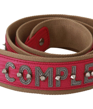 Dolce & Gabbana Pink Handbag Accessory Leather Shoulder Strap