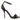 Dolce & Gabbana Black Ostrich Ankle Strap Heel Sandals Shoes