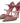 Dolce & Gabbana Pink Glittered Strappy Sandals Mary Jane Shoes